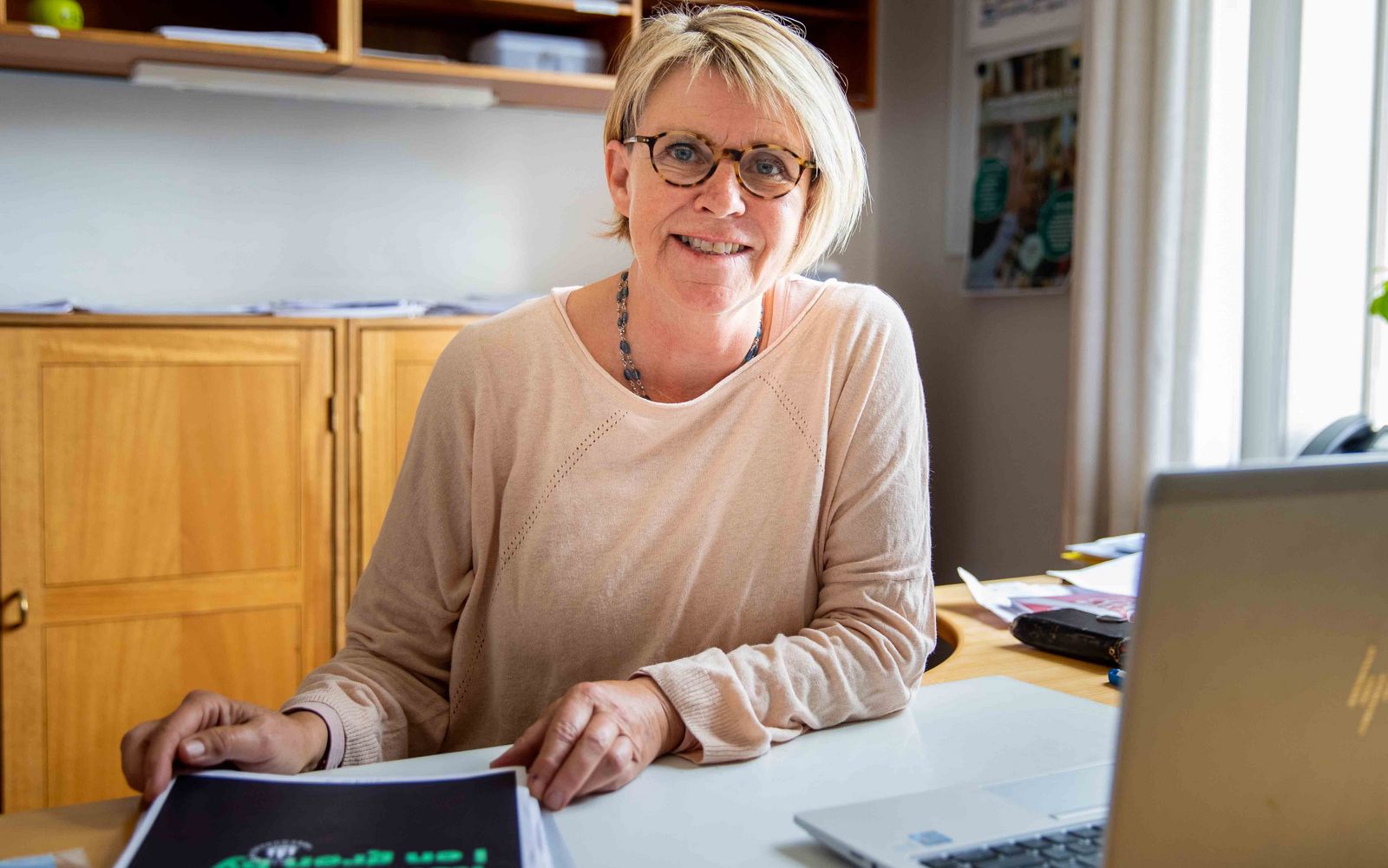 Næstformand Inge Thomsen er grundlæggende tilfreds med budgettet for skolerne til næste år. Foto: Jan Klint Poulsen