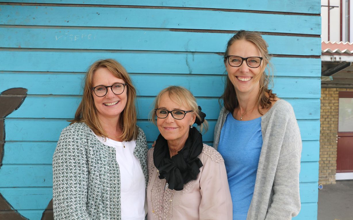 Fra venstre Cecilie Larsen, Anette Mains og Britt Østergaard – alle tre vindere af Politikens særpris. Foto: Jan Trojaborg