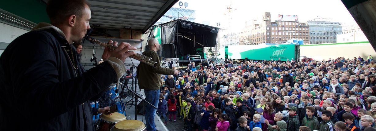 Musiker Bjarne List Nissen på scenen. Foto: Jan Klint Poulsen