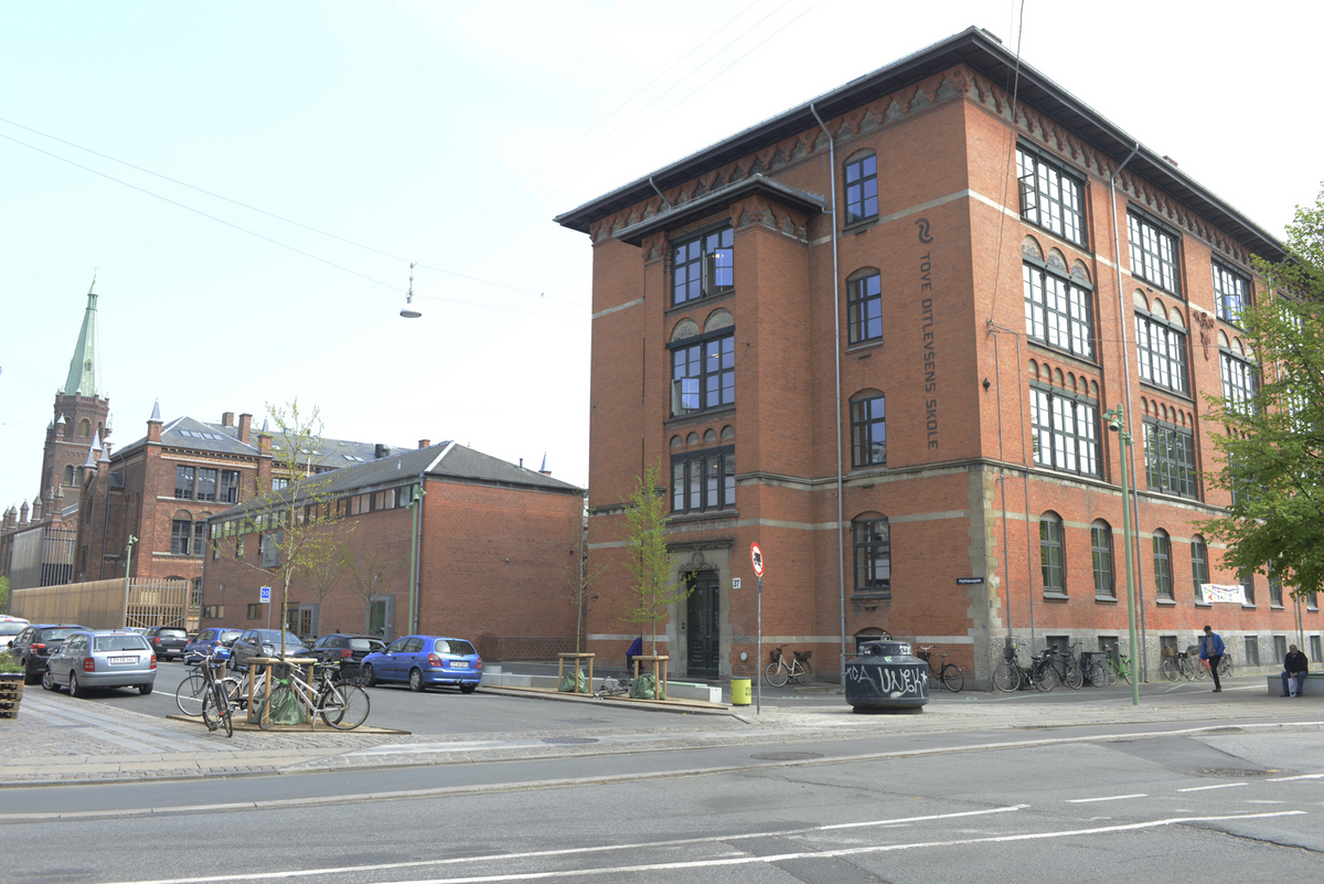 Tove Ditlevsens Skole består nu af tre sammenlagte skoler. Foto: Peter Garde